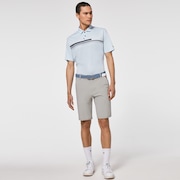 Oakley Hexsplit Stripe RC Polo - Light Blue Breeze