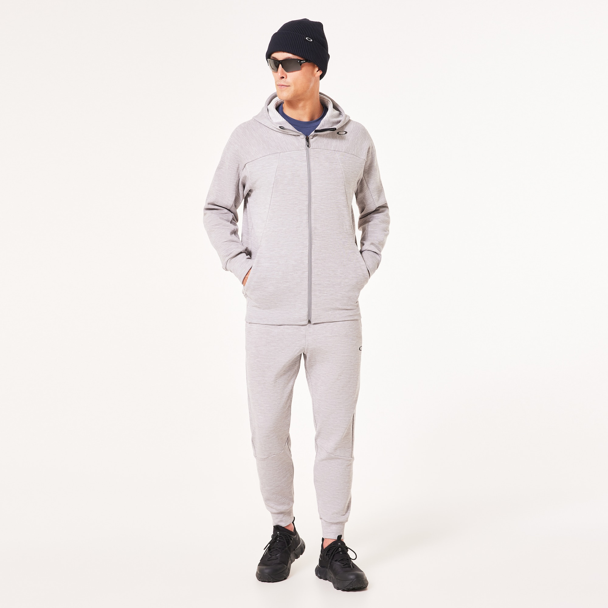 Oakley Enhance Dry Grid Fleece Jacket 14.7 in New Athletic Grey