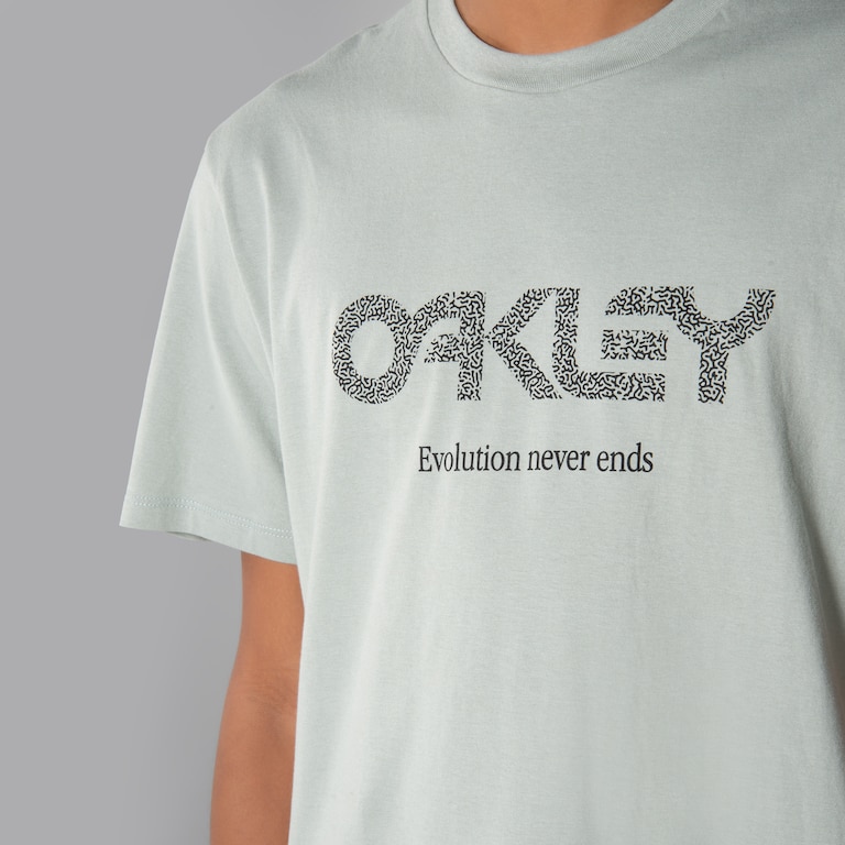 Camiseta Oakley Coral Organic Surf SS - Stone Gray