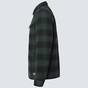 Alpine Plaid Reversible Jacket - Hunter Green