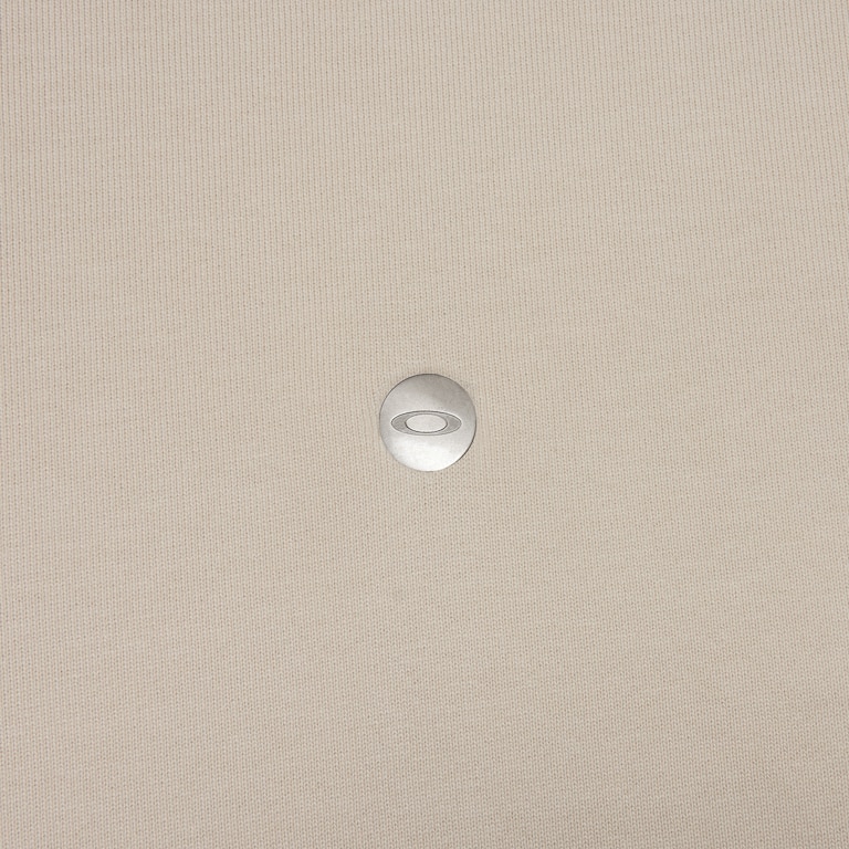 Hoodie Metallic Chest Coin - Mist