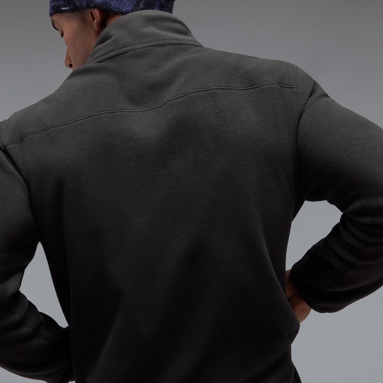 Canopy Polar Zip Sweatshirt​ - Pitch Black