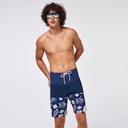 Floral Seamless 20 Boardshort - Blue/Flowers