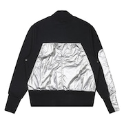 Nylon Block High Neck Fleece - Forged Iron
