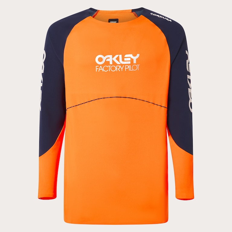 Maven Scrub LS Jersey - Orange/Blue