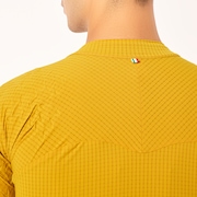 Gridskin Pinstripe SS Jersey - Amber Yellow