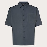 Poplin SS Shirt - Dark Slate