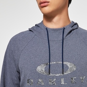 Space Camo Logo Hoodie - Fathom Heather