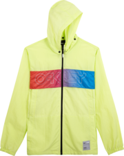 Prizm Panel Windbreaker - Pale Lime Yellow
