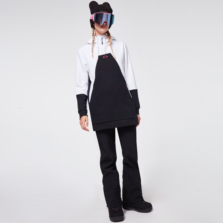 Snowdrop DWR Fleece - Black/White