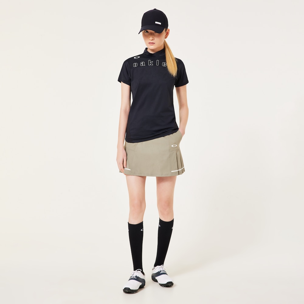 オークリー Elevate Deep Rise Pleats Skirt Boulder Green