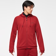 The Mask Fz Hoodie - Iron Red
