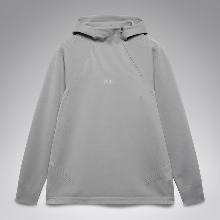 Latitude Veil Knitted Hoodie - Cement