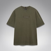 Echo Mod Embroidered Tee - Deep Olive