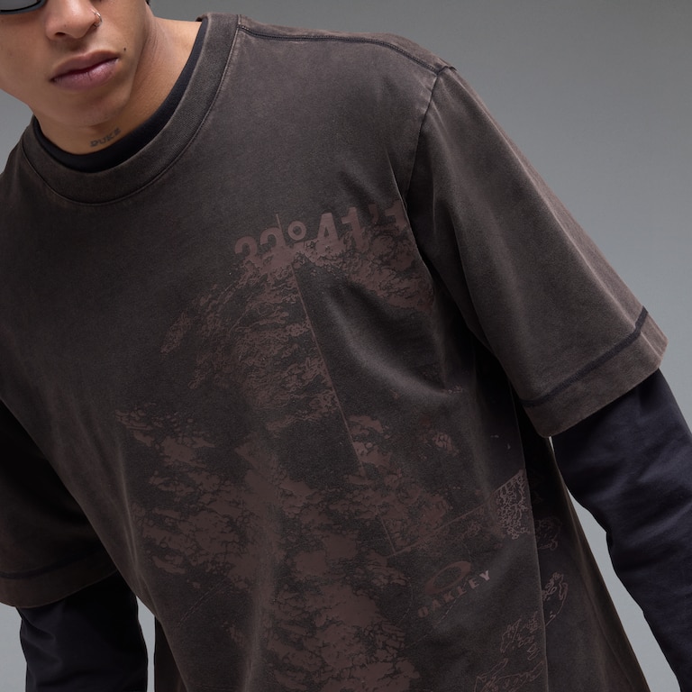 Origin Map Tee - Pitch Black