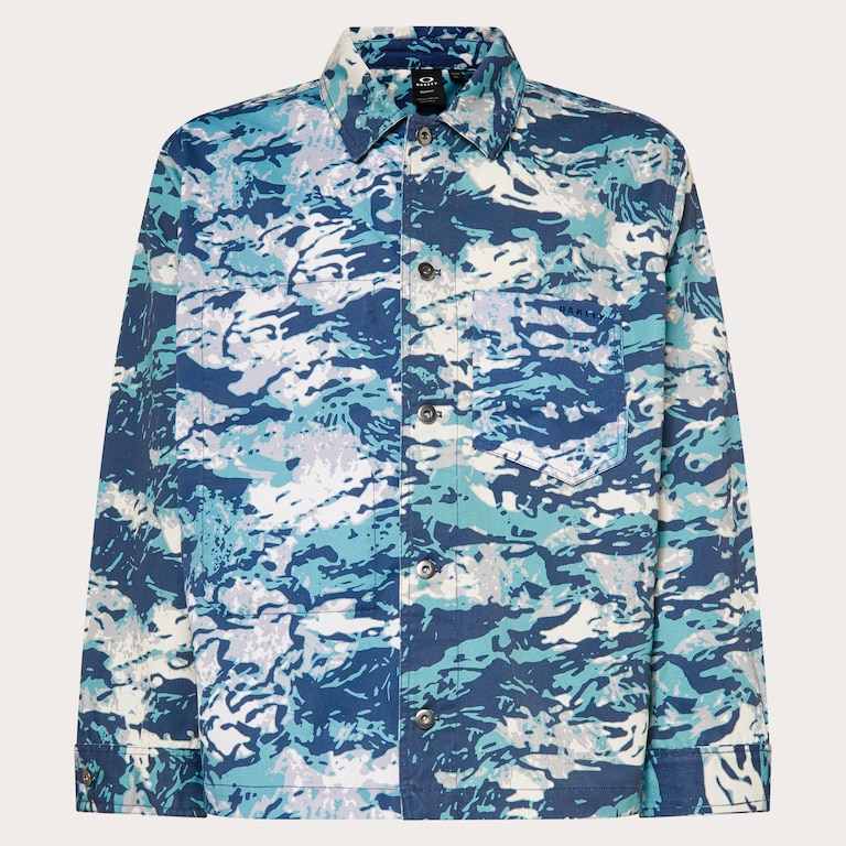 Cotton Overshirt - Tiger Camo Pacific