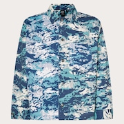 Cotton Overshirt - Tiger Camo Pacific