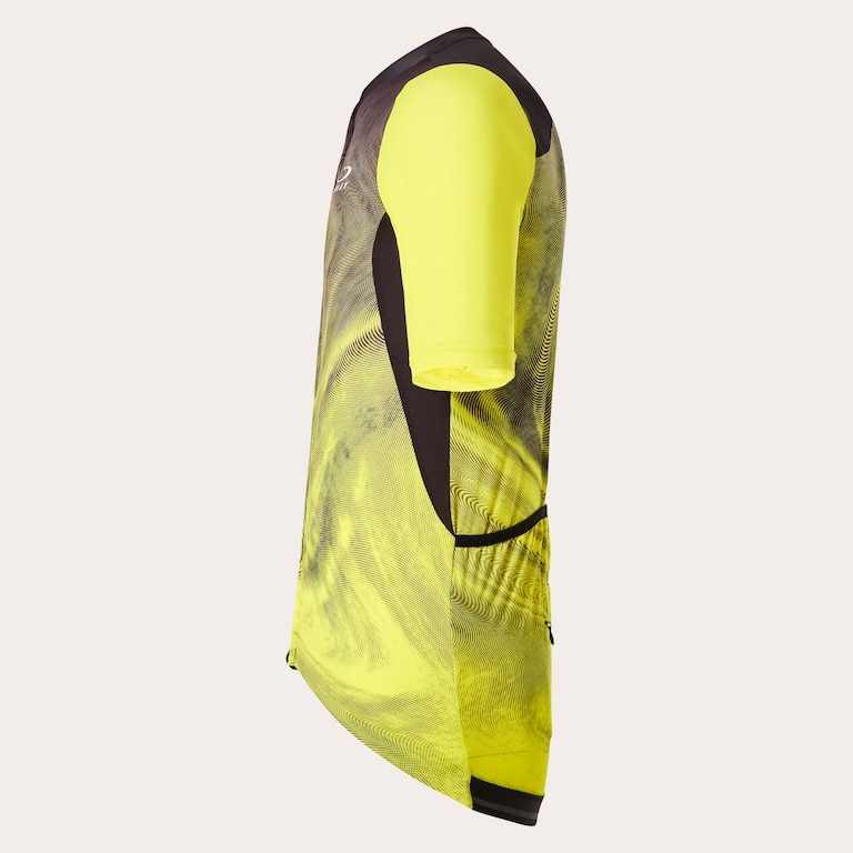 Endurance Dazzle Camo Jersey - Gradient Swirl Black/Yellow
