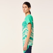 W Seeker Airline SS Jersey - Duality Swirl White/Mint