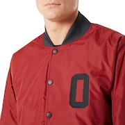 Street Bomber Jacket - Iron Red