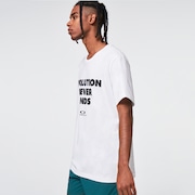 Evolution Never Ends SS Tee - White