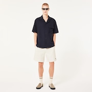 Cuban Collar SS Shirt - Blackout