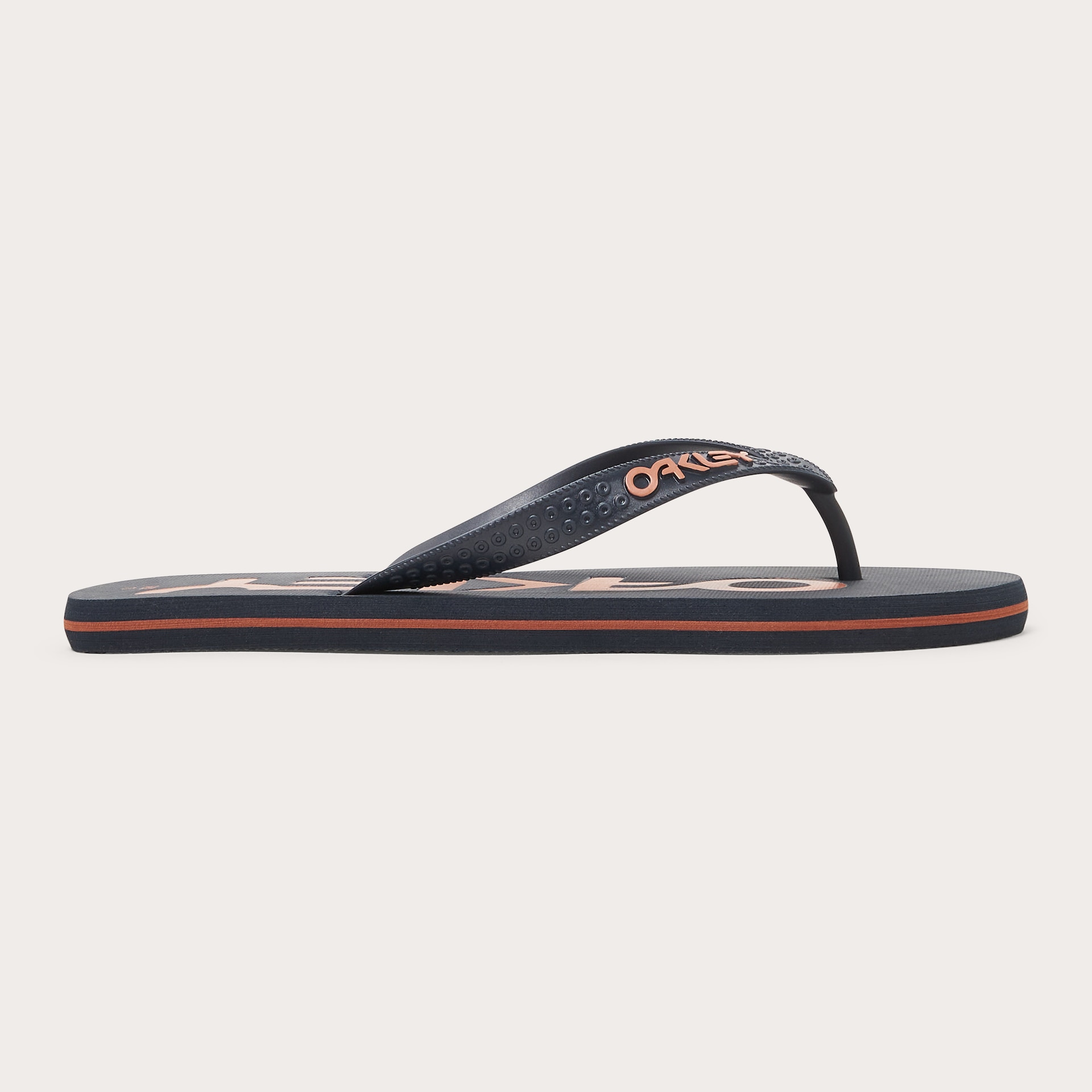 Oakley Men's College Flip Flop - Graphite Size: 11