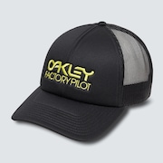 Factory Pilot Trucker Hat - Black/Sulphur