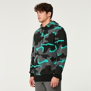 Factory Pilot Rc Hoodie - B1B Camo Black/Mint/Gray