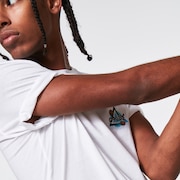 Space Polygon Tee - White