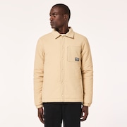 Quilted Sherpa Jacket - Humus