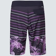 Retro Split 21 Boardshort - Purple Flower/Stripe