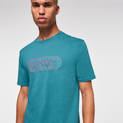Crackle B1B Tee - Green Lake
