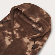 Printed Pile  Balaclava - Brown Clouds Print