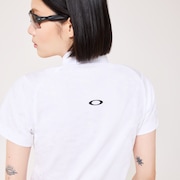 Elevate Spotted Jacquard Polo - White