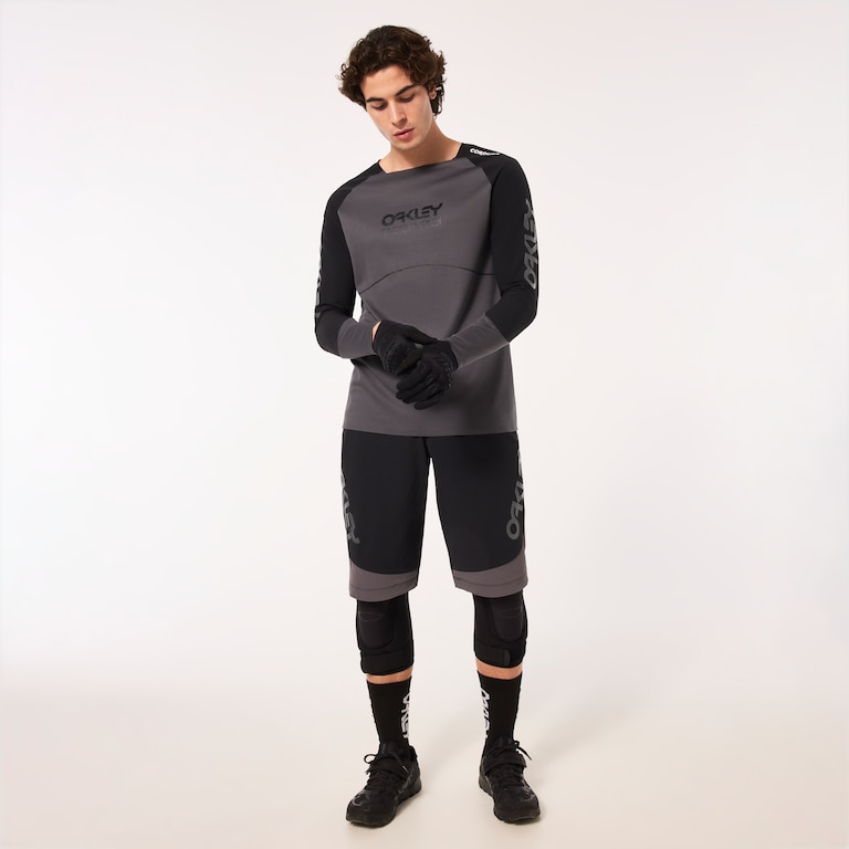 Maven Scrub LS Jersey - Black/Grey