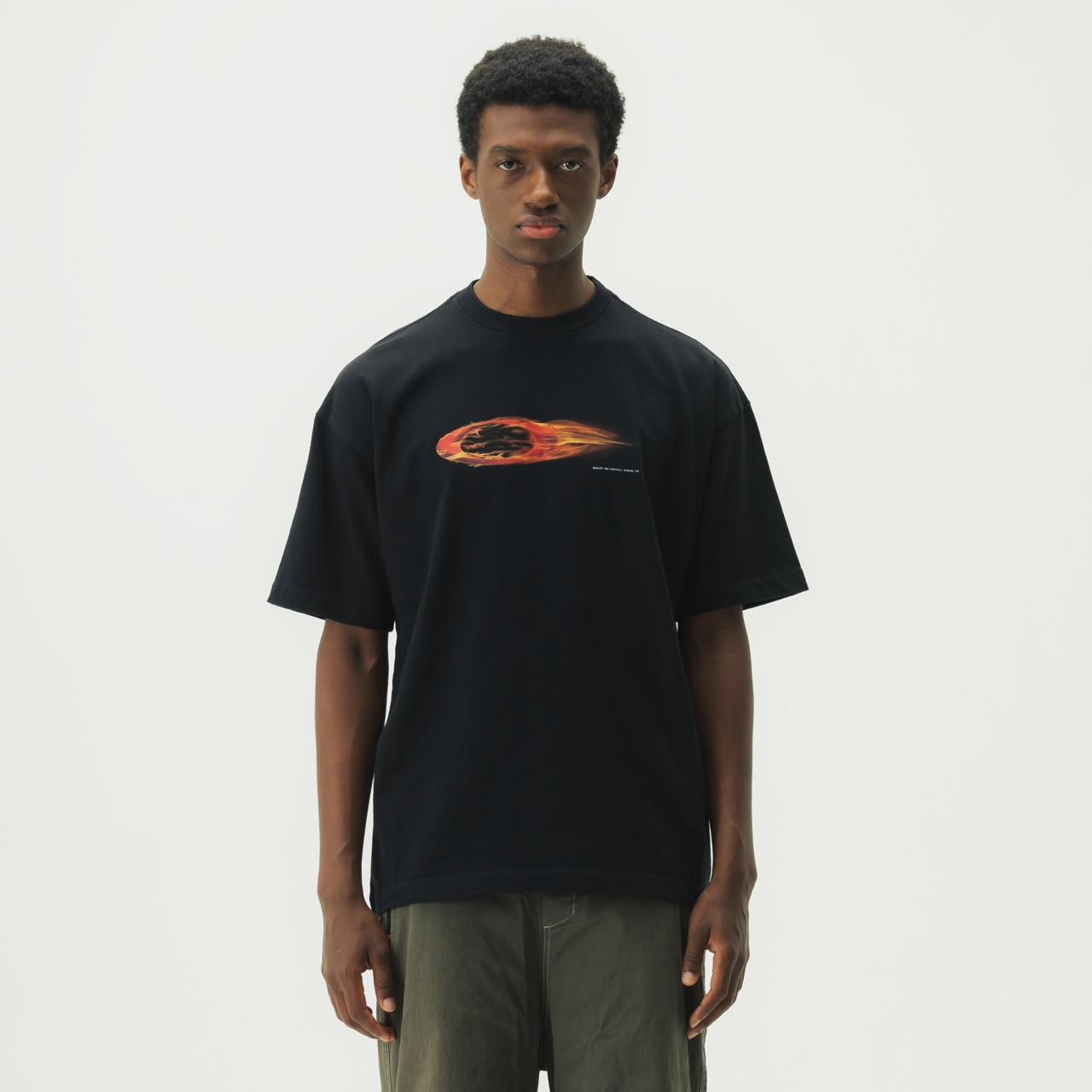 Oakley Camiseta Masc Mod Software Flame T-Shirt Piet em Blackout