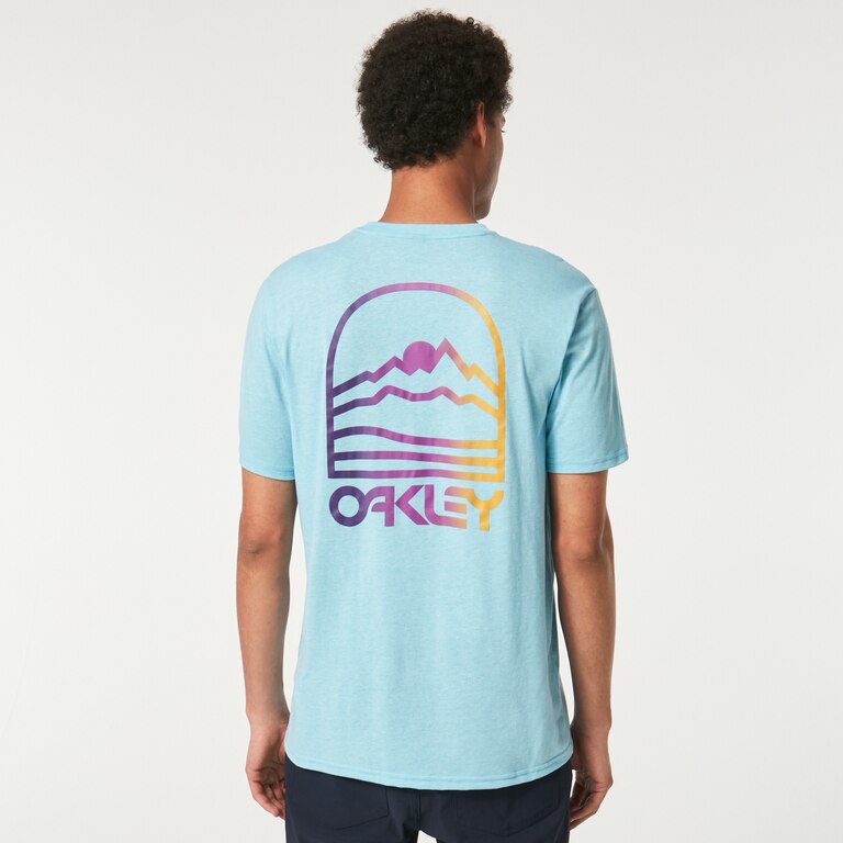 Gradient Mountain B1B Tee - Bright Blue