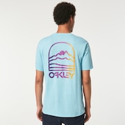 Gradient Mountain B1B Tee - Bright Blue