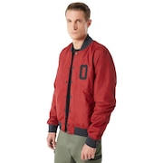 Street Bomber Jacket - Iron Red
