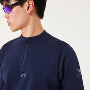 Skull LS Sweater Mock Shirt 2.0 - Fathom