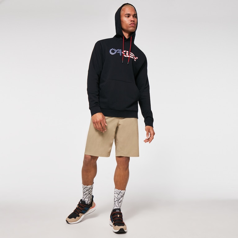 B1B Po Hoodie 2.0 - Black/American Flag
