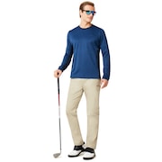 Knockdown Mixed Fleece Crew - Dark Blue
