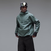 Wintertide Half Zip Hoodie - Aviator Green
