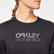 Wmns  Factory Pilot LS Jersey - Blackout