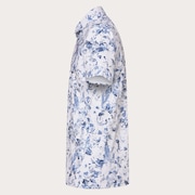 Skull Geo Foliage Shirt - White Print