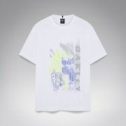 Hibiscus Camo Tee - White