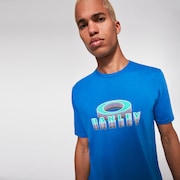 3D Repeat Bark Tee - Ozone