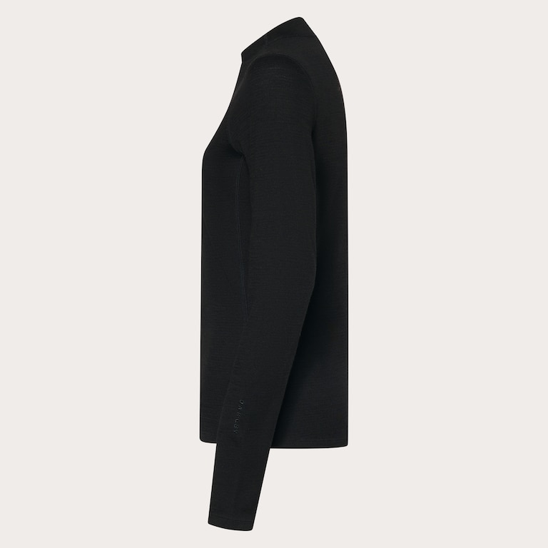 W. Spruce Wool LS Base Layer - Blackout