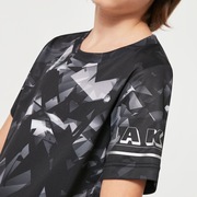 （子供用) Striking Qd S/S Tee Ytr 1.0 - Black Print